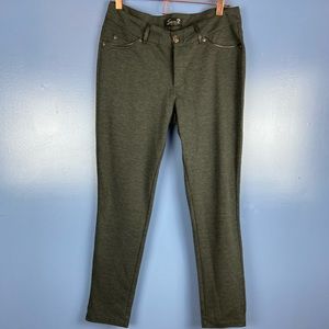 NWT Seven7 Stretchy Gray Yoga Legging Pans Size 10